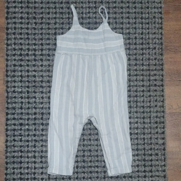city mouse Other - Chic Striped White Kids Romper